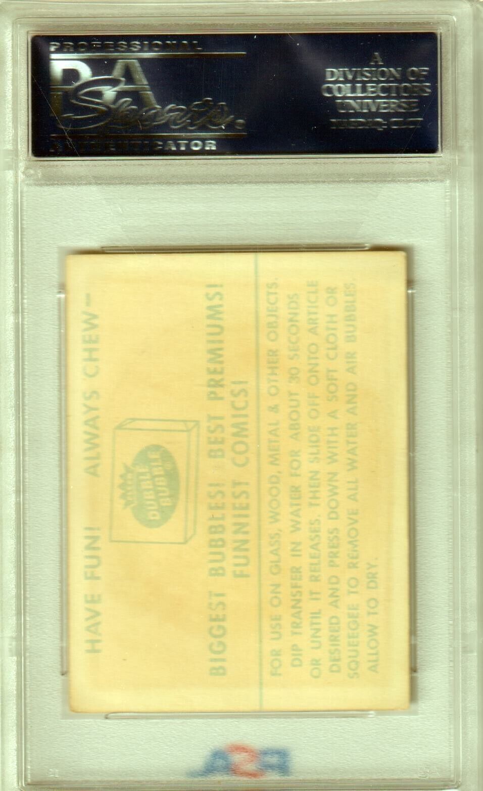 ST LOUIS CARDINALS 1961 Fleer Team Logo Decals PSA 4 VG - EX - Columbia Hobby - Sports Card Boxes - Toploaders - Card Savers