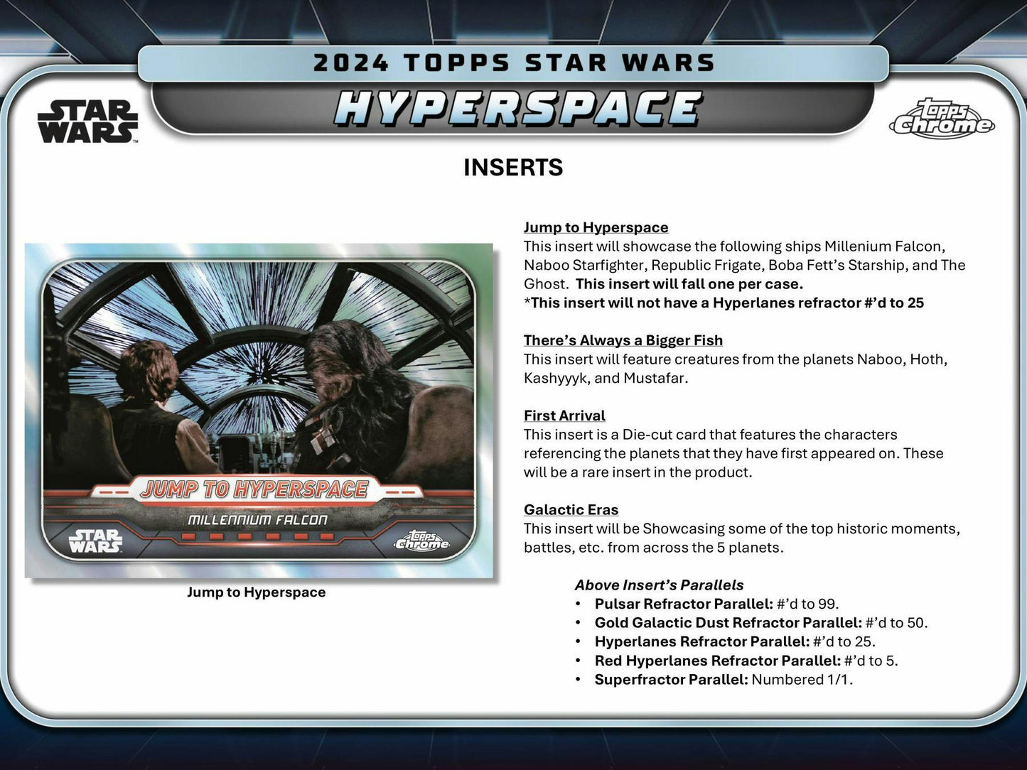 Star Wars Hyperspace Hobby Box (Topps 2025) - Columbia Hobby - Sports Card Boxes - Toploaders - Card Savers
