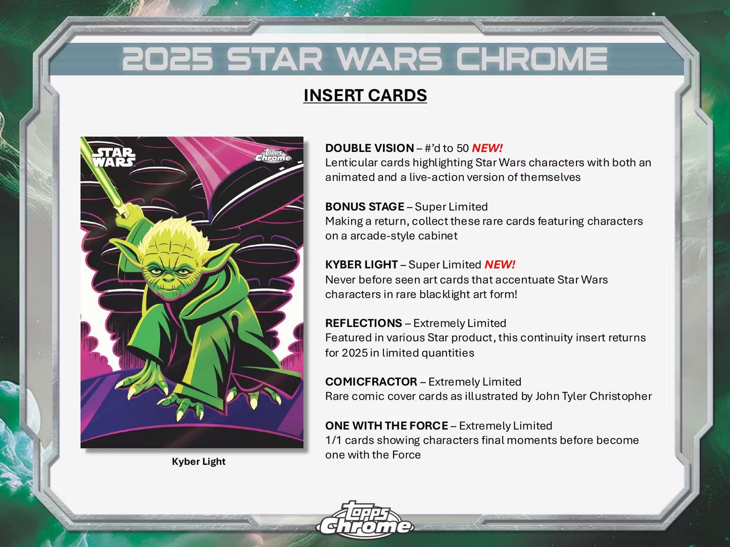 Star Wars Chrome Hobby Box (Topps 2025) | Columbia Sports Cards