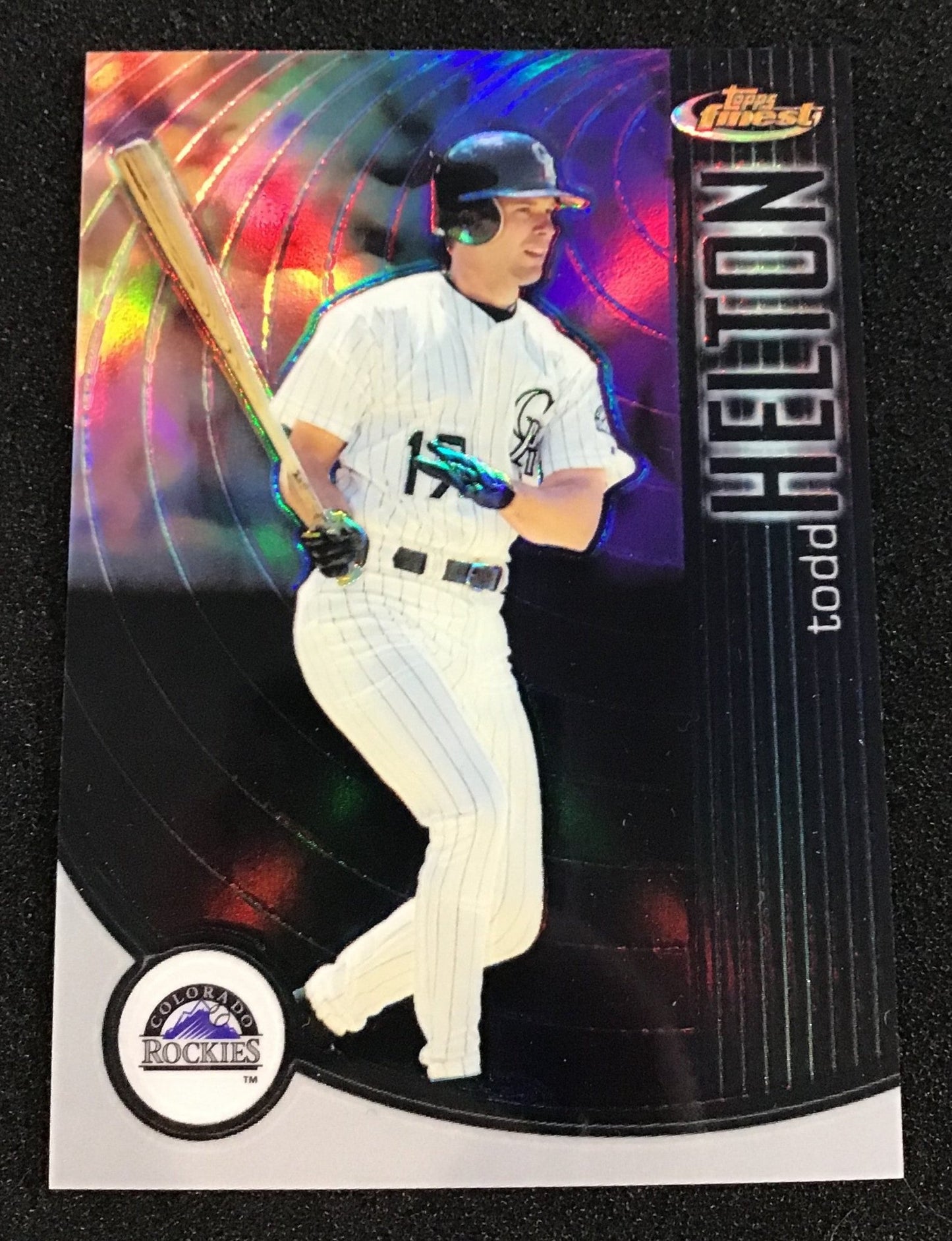 TODD HELTON 2001 Topps Finest Refractor /499 #61 SP Colorado Rockies - Columbia Hobby - Sports Card Boxes - Toploaders - Card Savers
