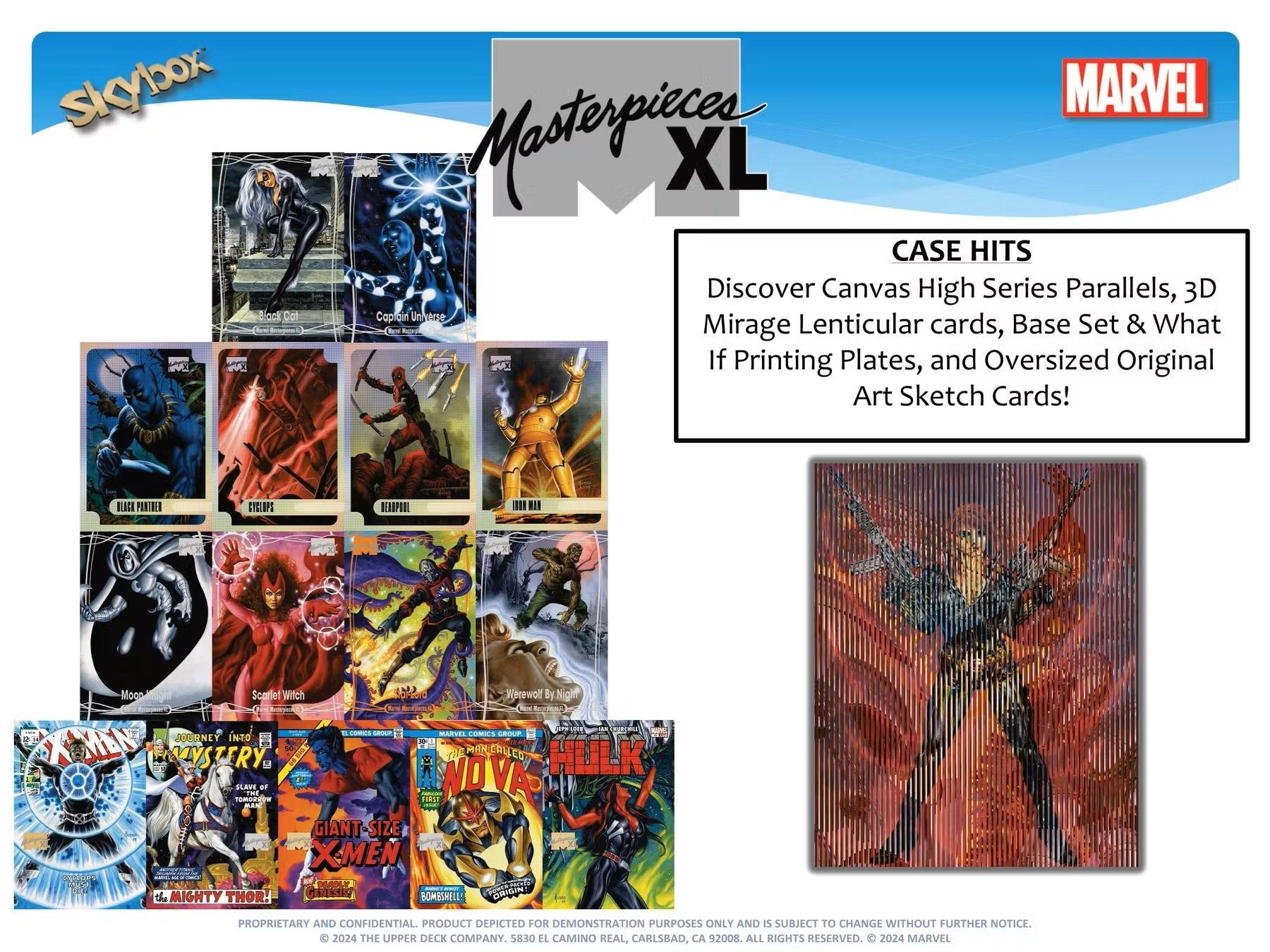 Upper Deck 2024 Marvel Masterpieces XL (featuring Joe Jusko) Hobby Box - Columbia Hobby - Sports Card Boxes - Toploaders - Card Savers