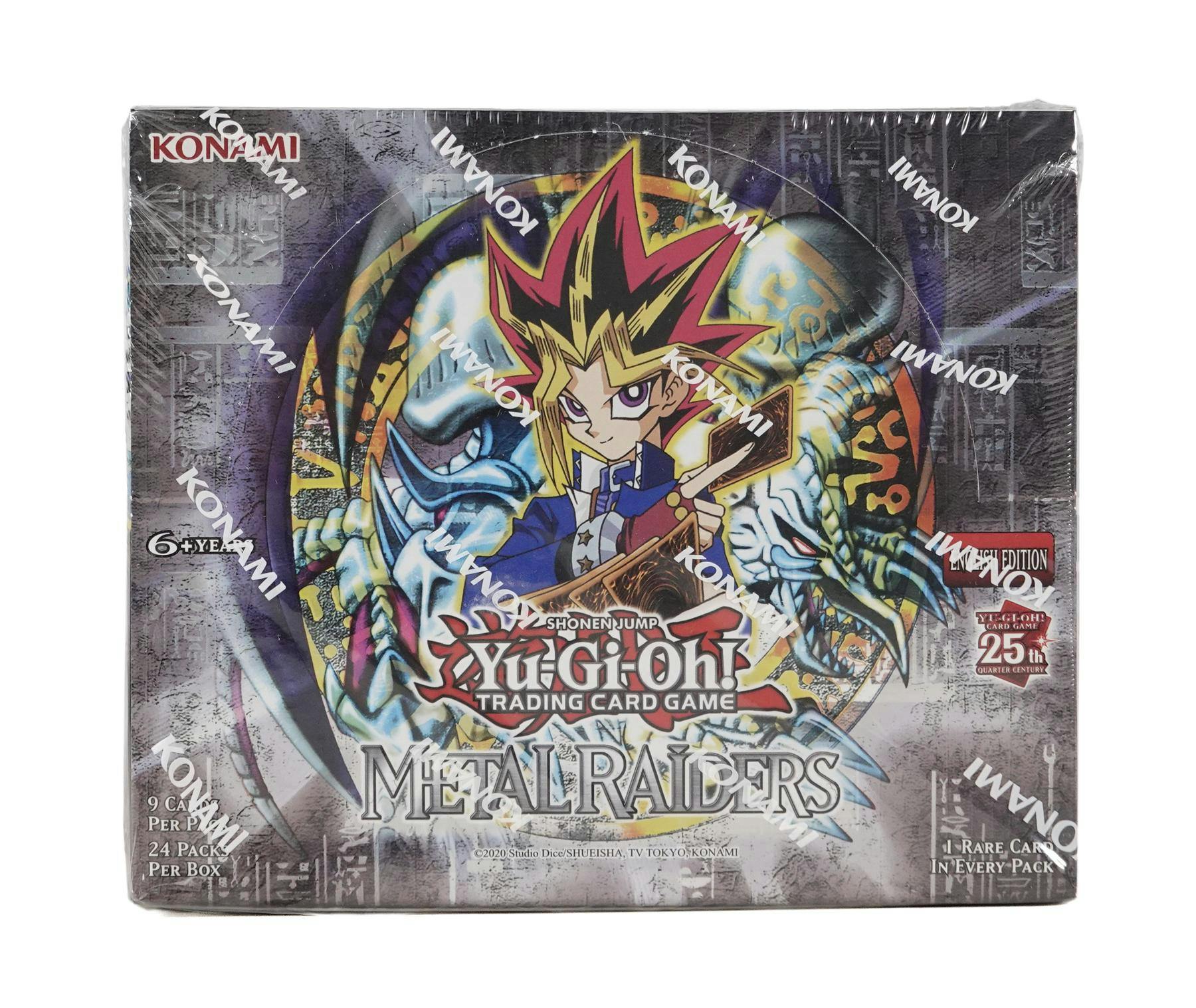 Yu - Gi - Oh 25th Anniversary: Metal Raiders Booster Box - Columbia Hobby - Sports Card Boxes - Toploaders - Card Savers