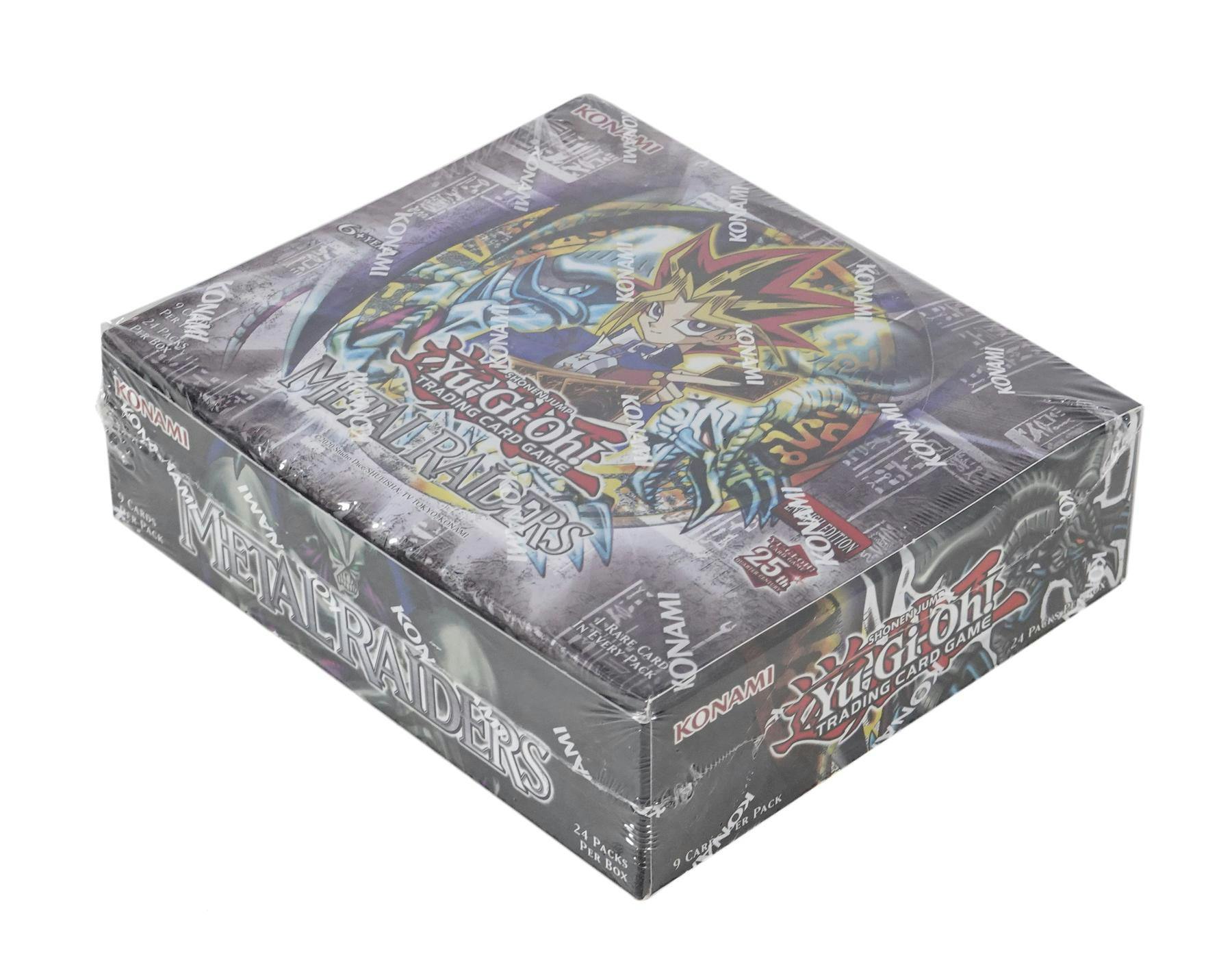 Yu - Gi - Oh 25th Anniversary: Metal Raiders Booster Box - Columbia Hobby - Sports Card Boxes - Toploaders - Card Savers