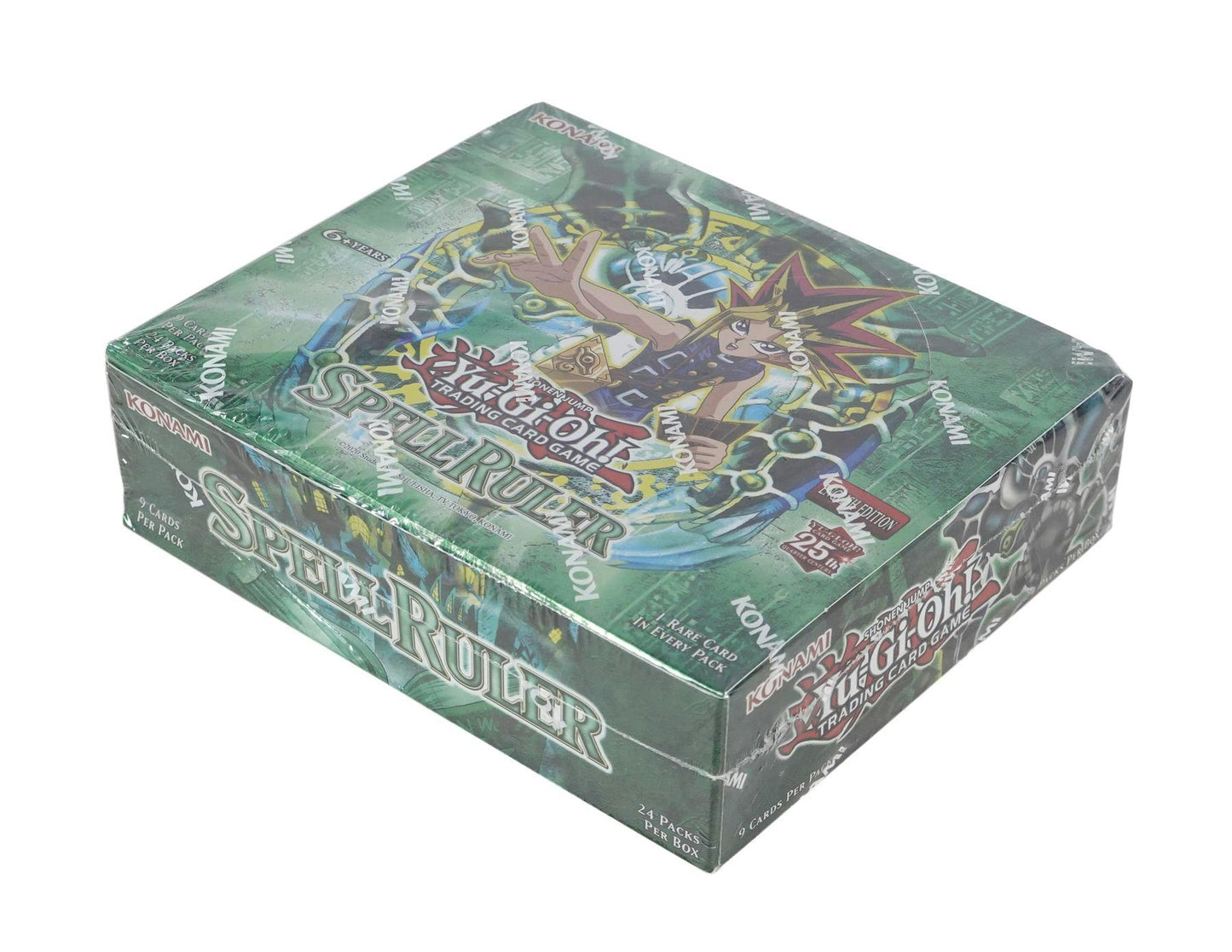 Yu - Gi - Oh 25th Anniversary: Spell Ruler Booster Box - Columbia Hobby - Sports Card Boxes - Toploaders - Card Savers