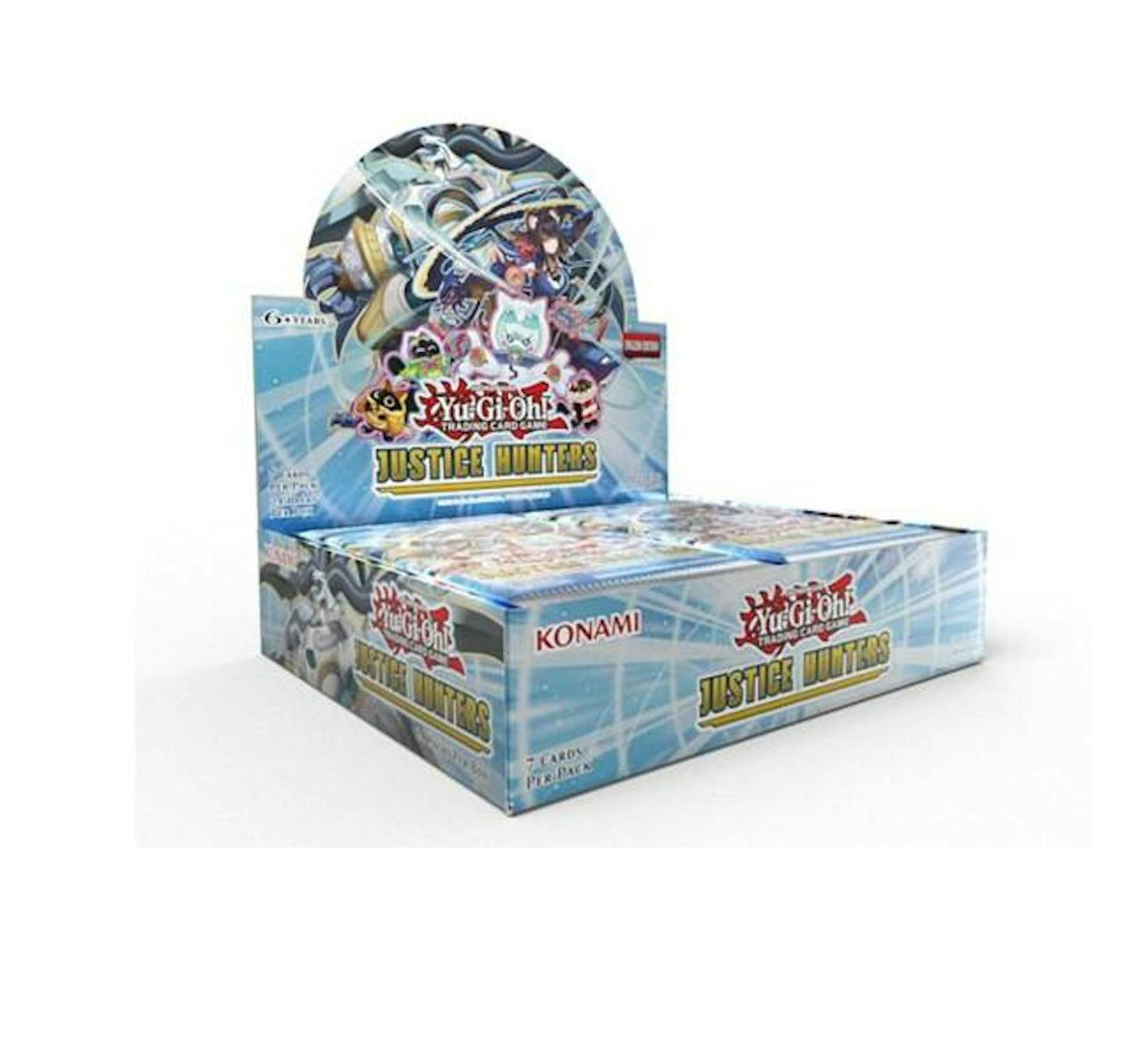 Yu - Gi - Oh! Justice Hunters Booster Box | Columbia Sports Cards & More - Columbia Hobby - Sports Card Boxes - Toploaders - Card Savers
