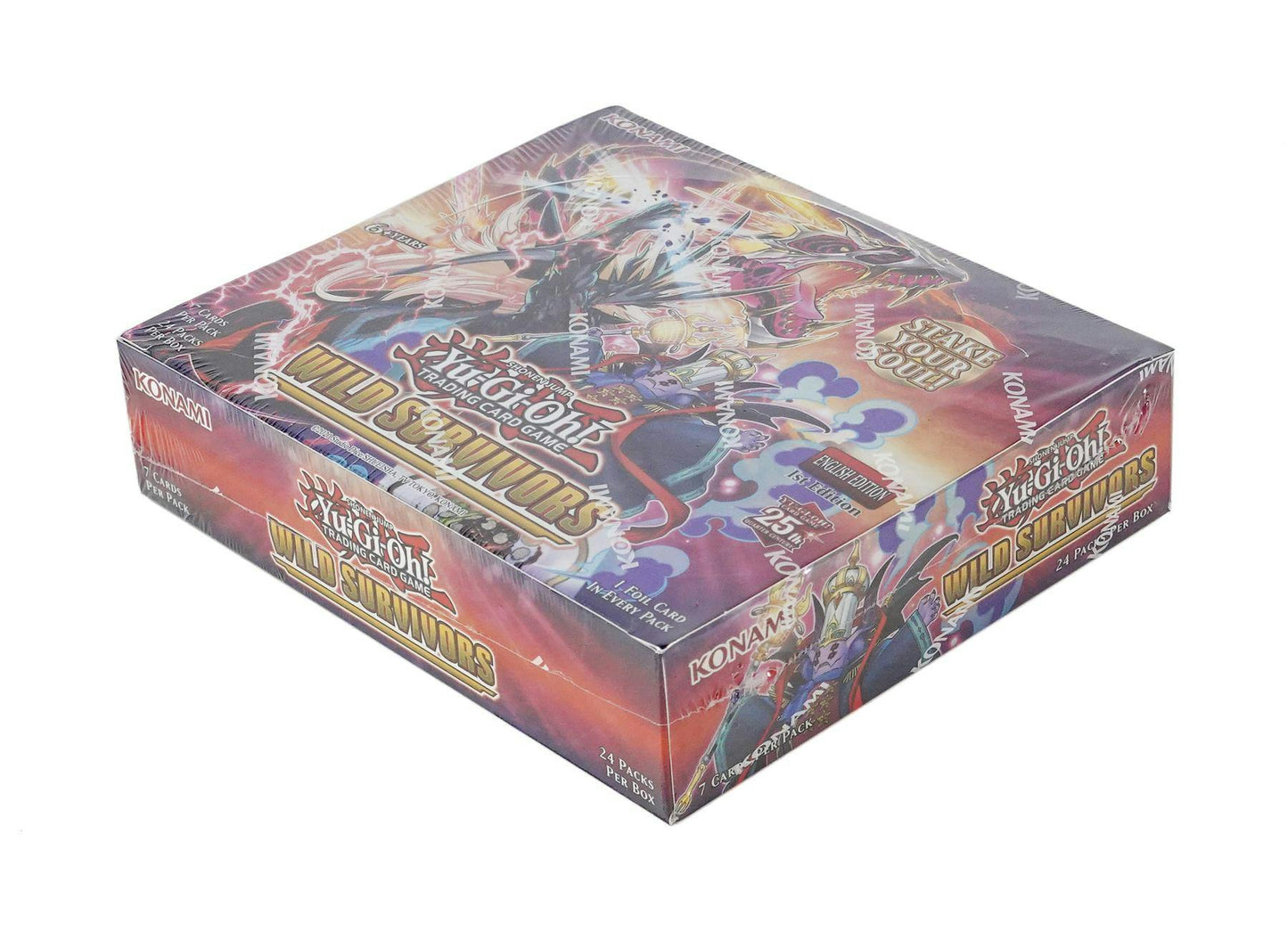 Yu - Gi - Oh Wild Survivors Booster Box - Columbia Hobby - Sports Card Boxes - Toploaders - Card Savers