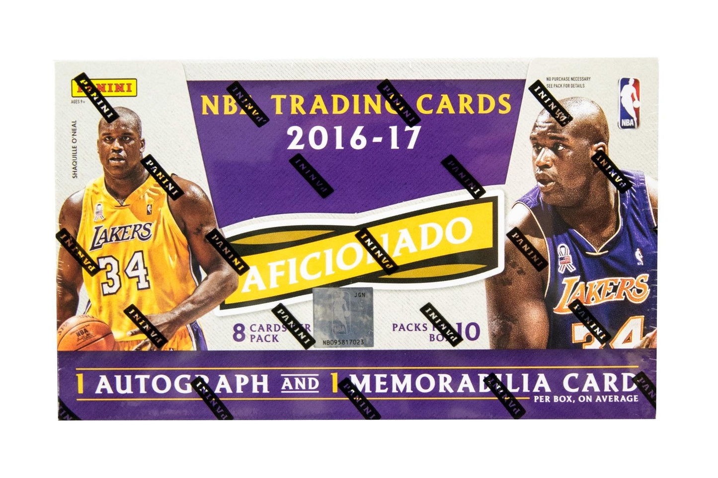 2016 - 17 Panini Aficionado Basketball Hobby Box - Columbia Hobby - Sports Card Boxes - Toploaders - Card Savers
