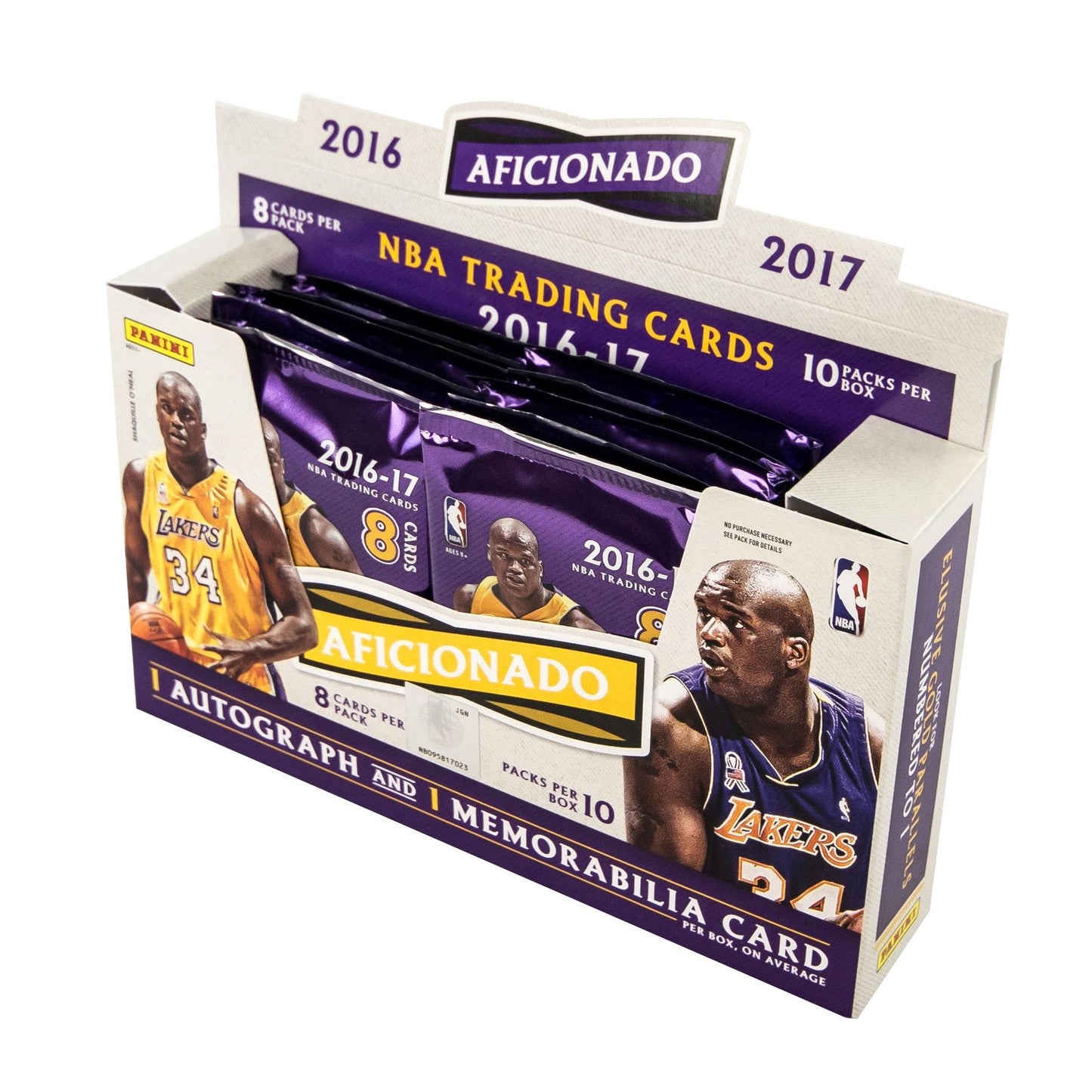 2016 - 17 Panini Aficionado Basketball Hobby Box - Columbia Hobby - Sports Card Boxes - Toploaders - Card Savers