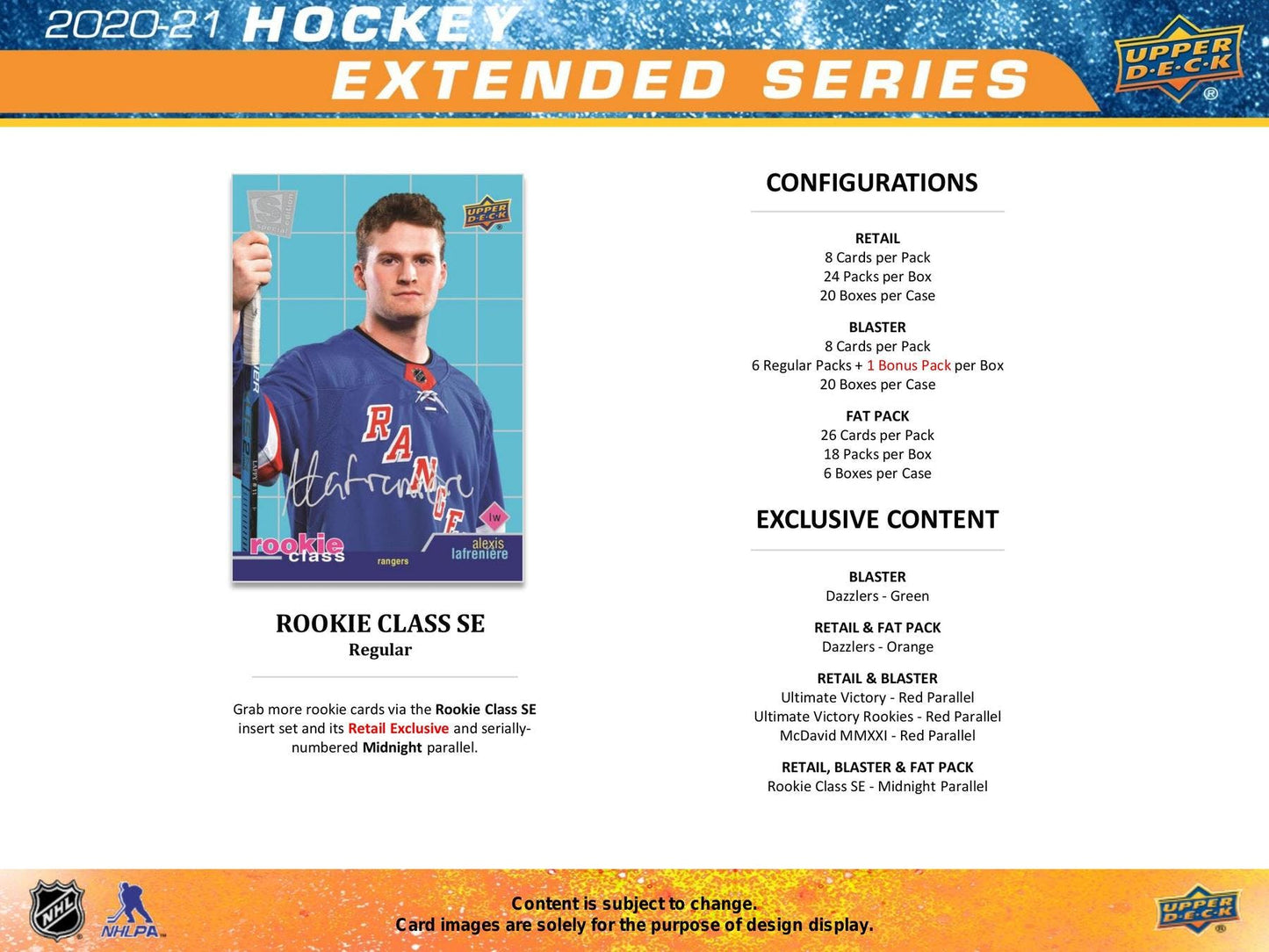 2020 - 21 Upper Deck Extended Series Hockey 24 - Pack Box - Columbia Hobby - Sports Card Boxes - Toploaders - Card Savers