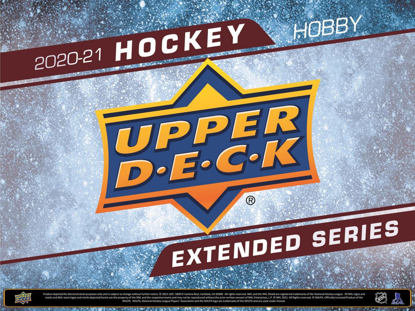 2020 - 21 Upper Deck Extended Series Hockey Hobby Box - Columbia Hobby - Sports Card Boxes - Toploaders - Card Savers