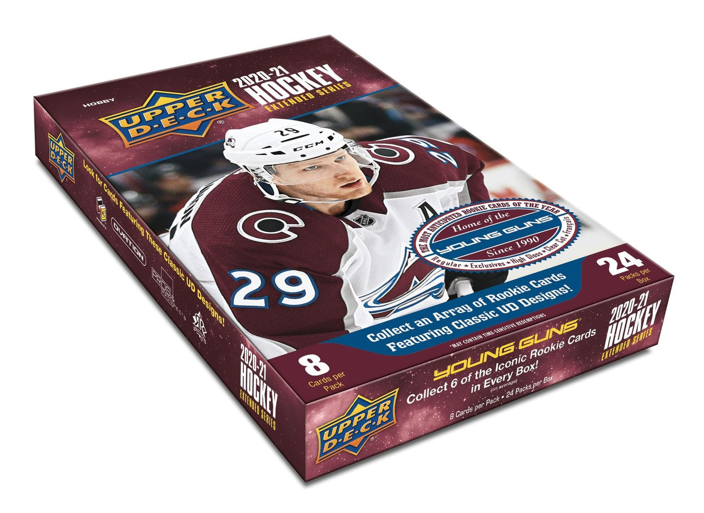 2020 - 21 Upper Deck Extended Series Hockey Hobby Box - Columbia Hobby - Sports Card Boxes - Toploaders - Card Savers