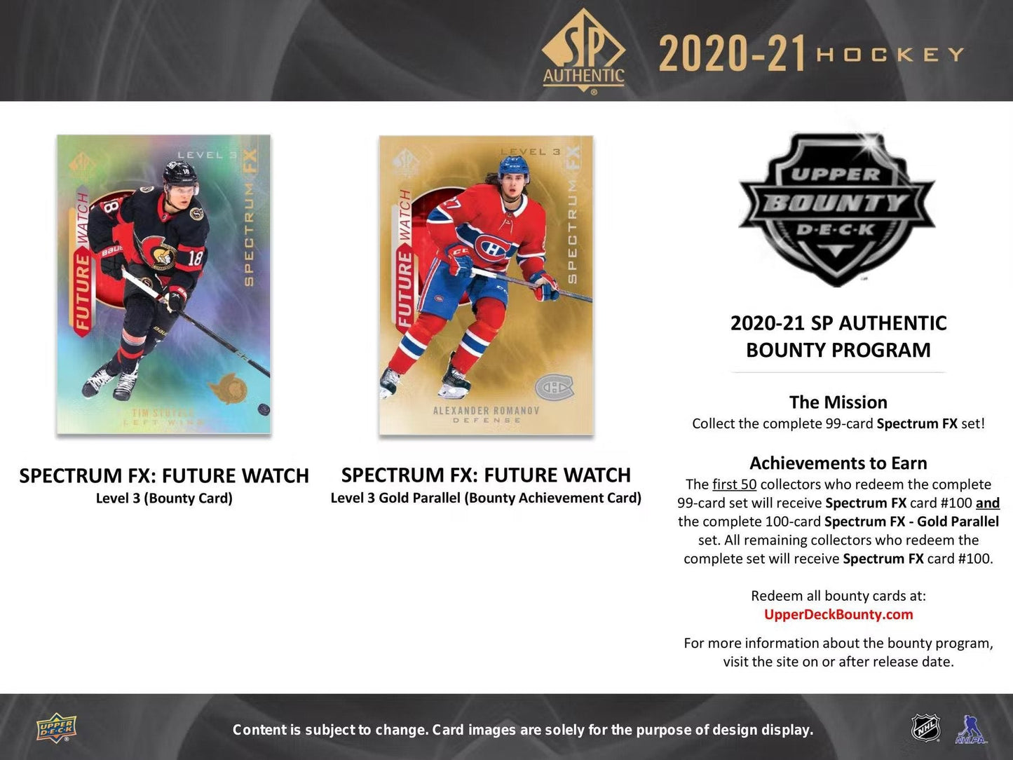2020 - 21 Upper Deck SP Authentic Hockey Hobby Box - Columbia Hobby - Sports Card Boxes - Toploaders - Card Savers