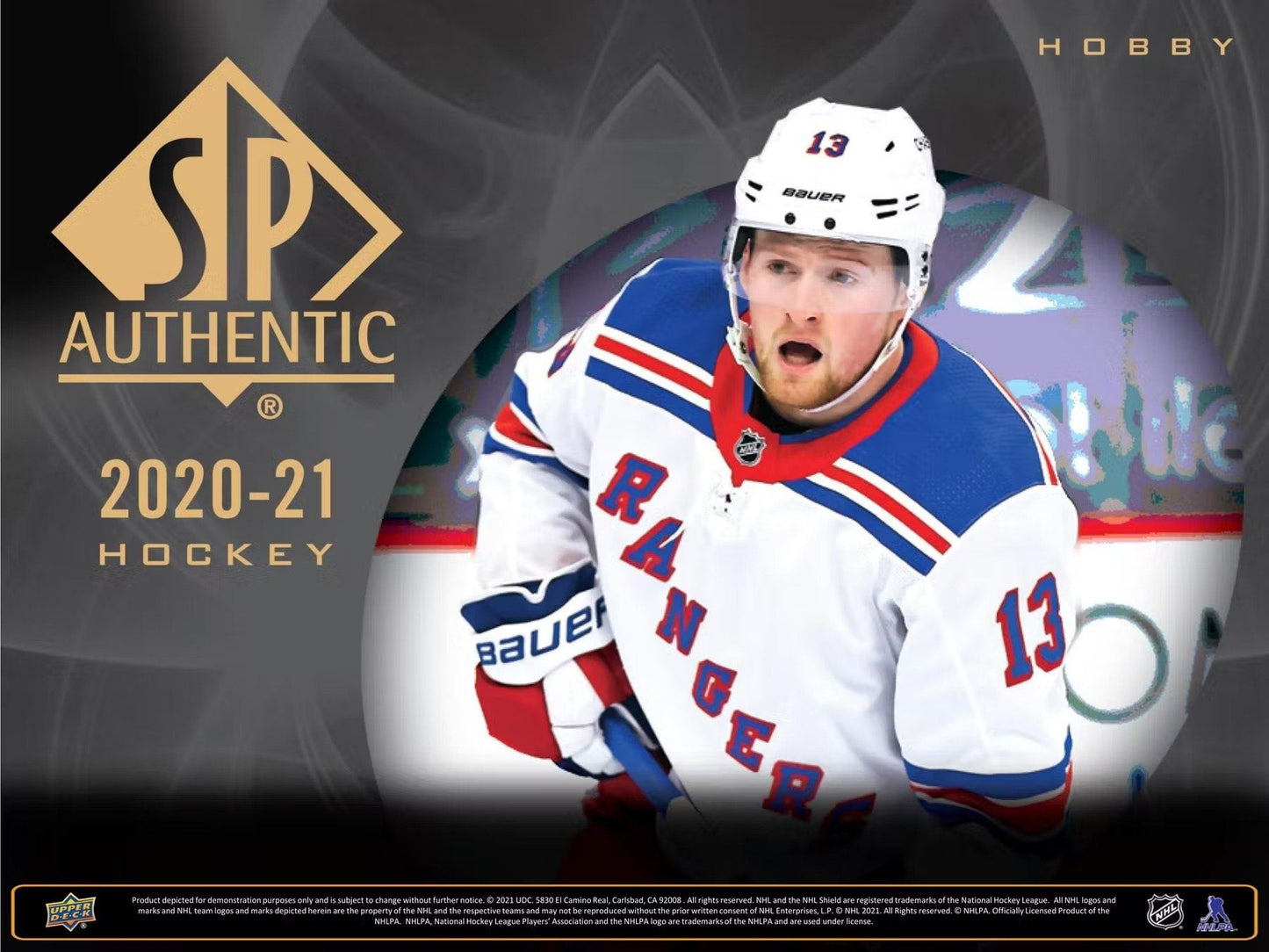 2020 - 21 Upper Deck SP Authentic Hockey Hobby Box - Columbia Hobby - Sports Card Boxes - Toploaders - Card Savers
