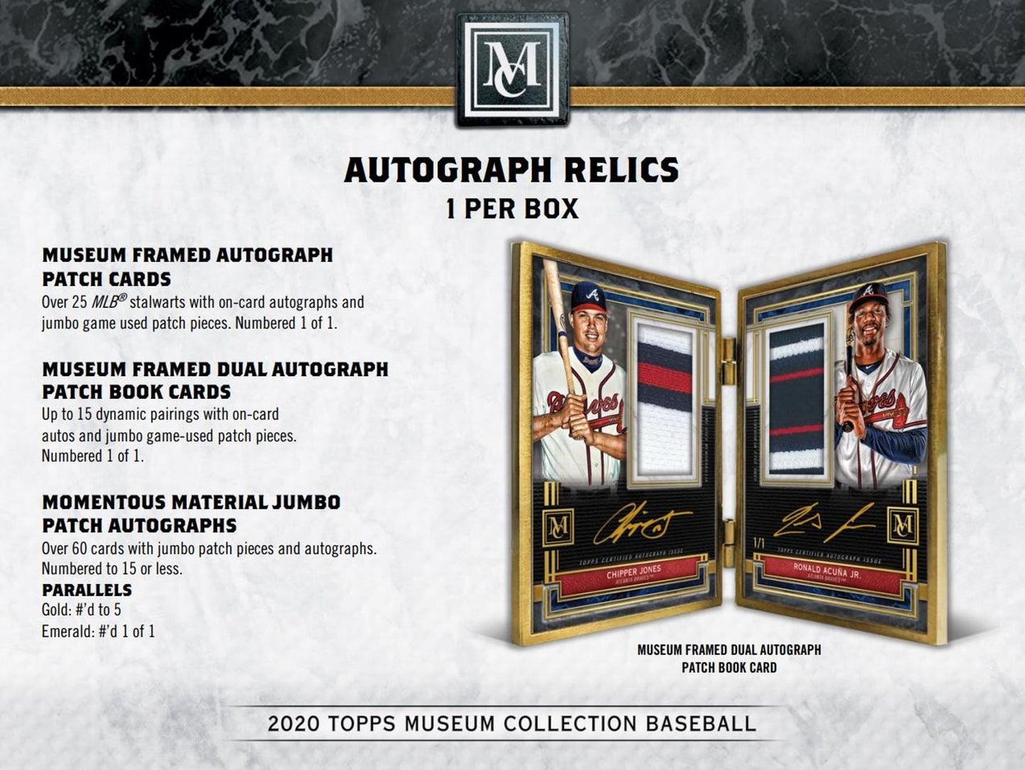 2020 Topps Museum Collection Baseball Hobby Box - Columbia Hobby - Sports Card Boxes - Toploaders - Card Savers