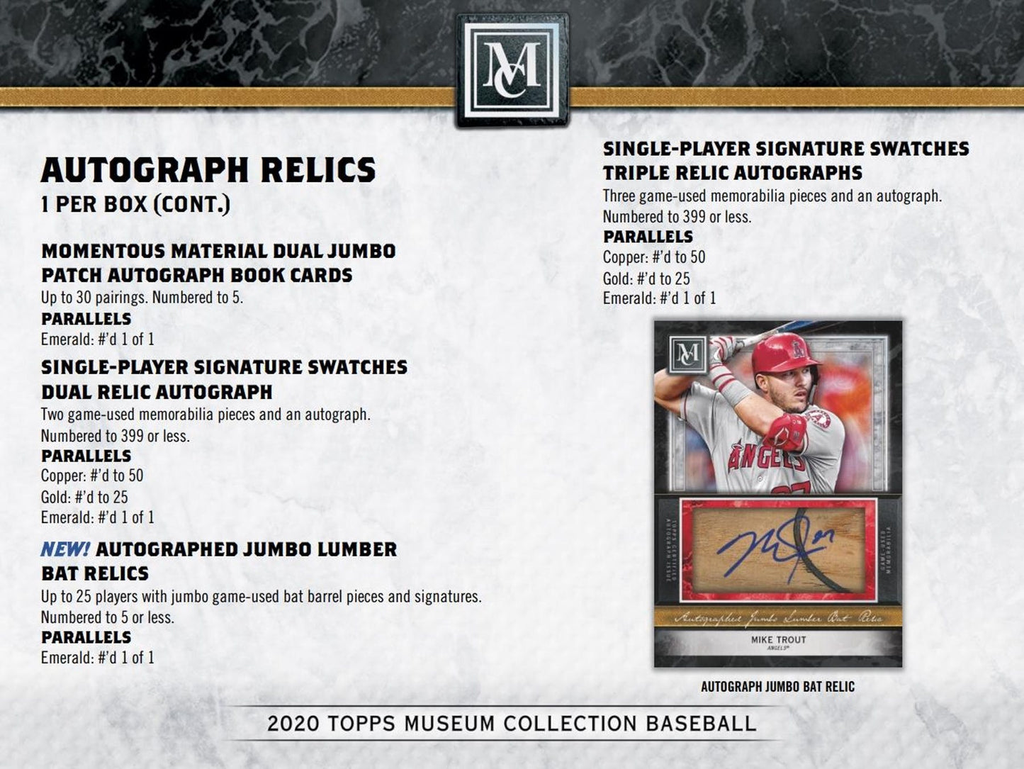 2020 Topps Museum Collection Baseball Hobby Box - Columbia Hobby - Sports Card Boxes - Toploaders - Card Savers