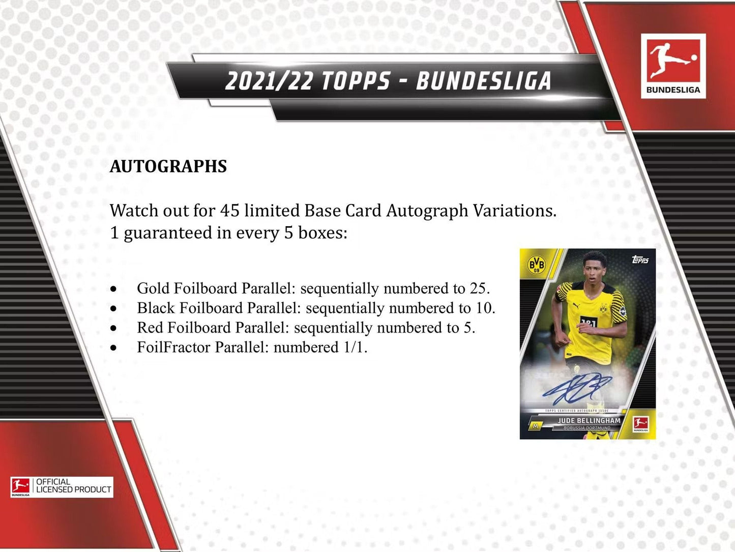 2021 - 22 Topps Bundesliga Soccer Hobby Box - Columbia Hobby - Sports Card Boxes - Toploaders - Card Savers