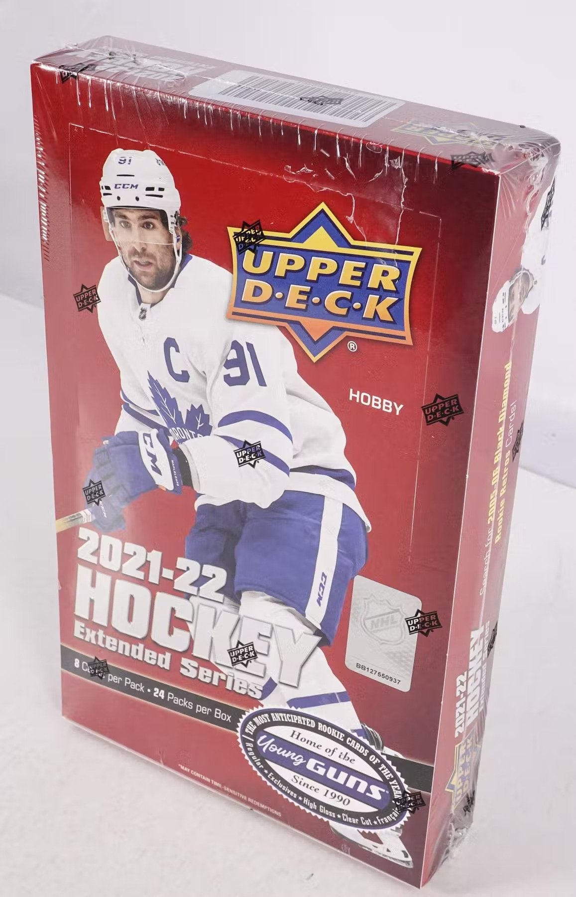 2021 - 22 Upper Deck Extended Series Hockey Hobby Box - Columbia Hobby - Sports Card Boxes - Toploaders - Card Savers