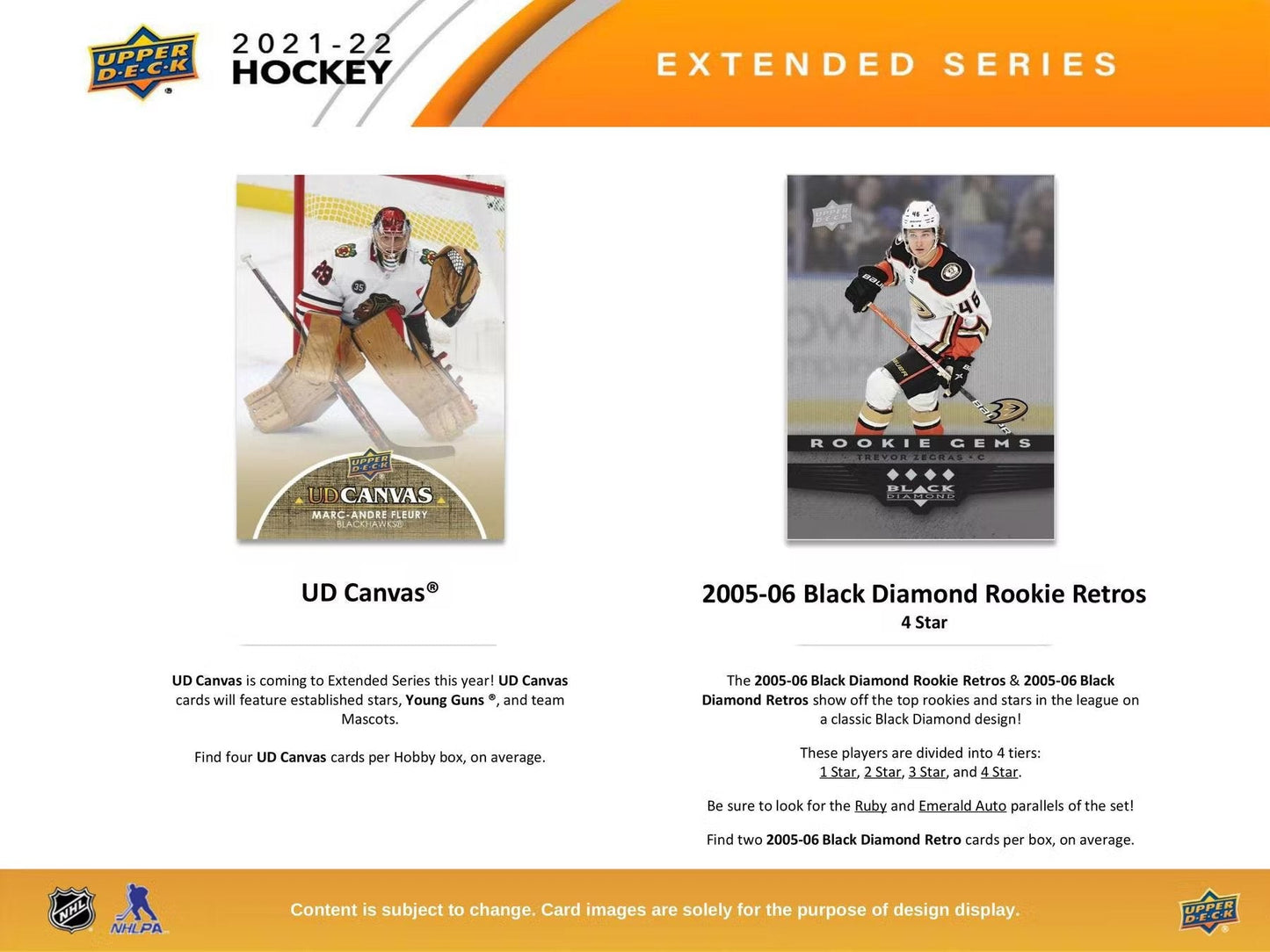 2021 - 22 Upper Deck Extended Series Hockey Hobby Box - Columbia Hobby - Sports Card Boxes - Toploaders - Card Savers