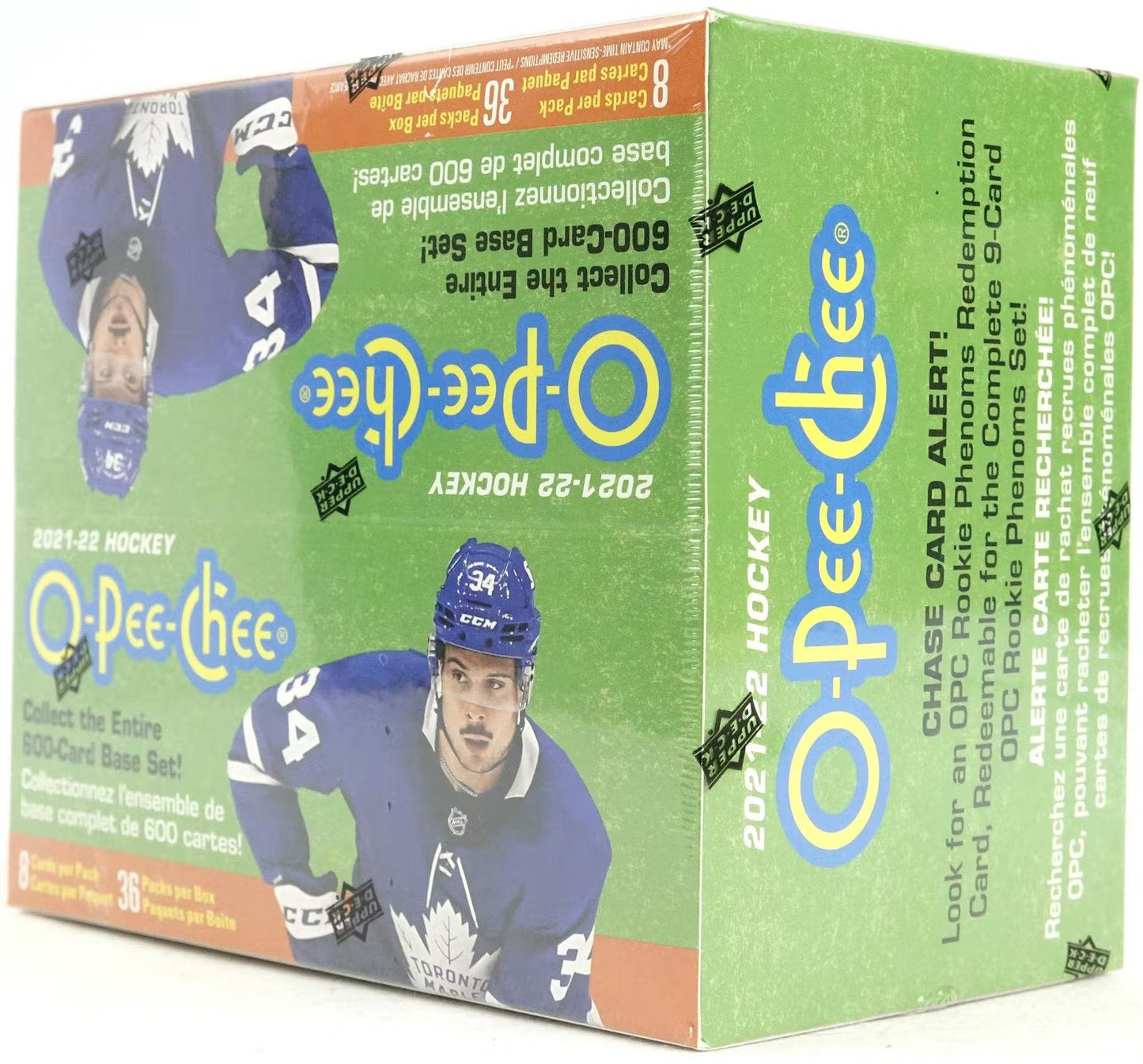 2021 - 22 Upper Deck O - Pee - Chee Hockey Retail Box - Columbia Hobby - Sports Card Boxes - Toploaders - Card Savers
