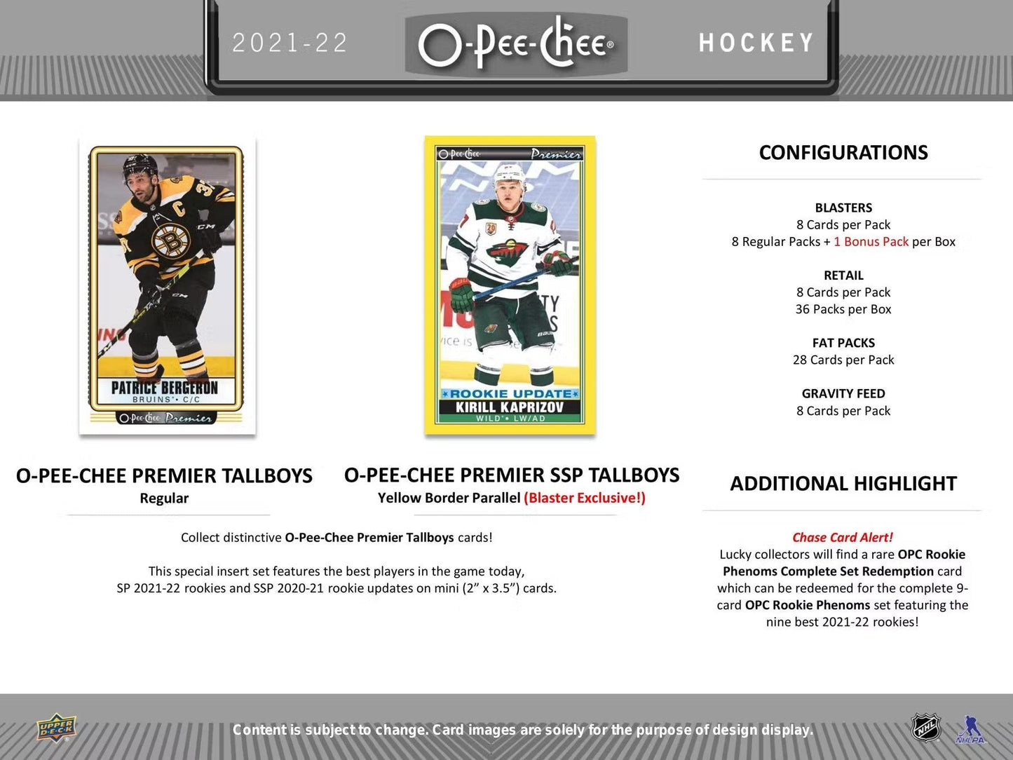 2021 - 22 Upper Deck O - Pee - Chee Hockey Retail Box - Columbia Hobby - Sports Card Boxes - Toploaders - Card Savers