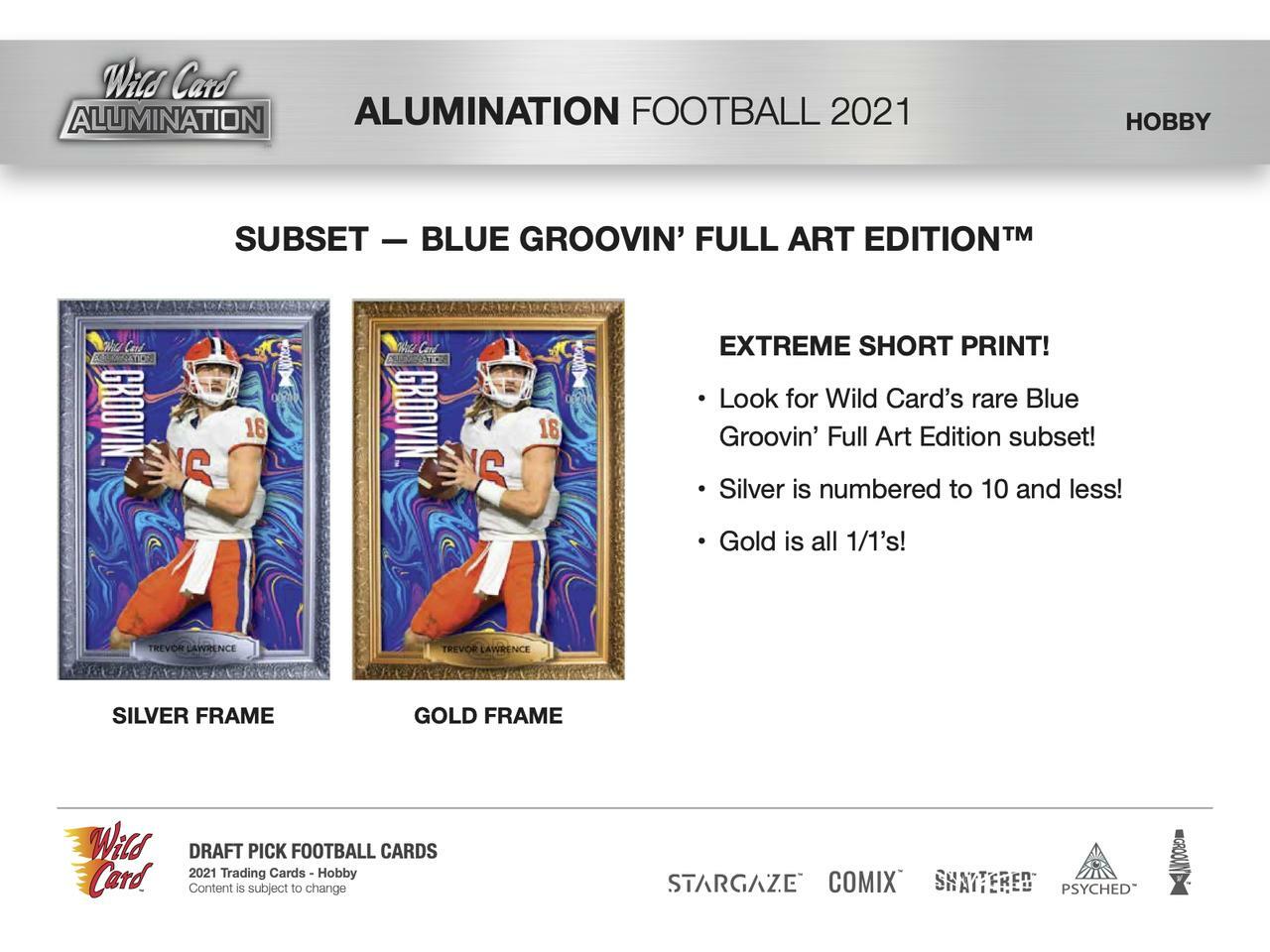 2021 Wild Card Alumination Football Hobby Box - Columbia Hobby - Sports Card Boxes - Toploaders - Card Savers