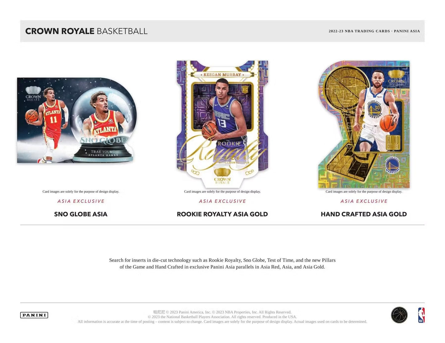 2022 - 23 Crown Royale NBA Basketball Asia Tmall Box - Columbia Hobby - Sports Card Boxes - Toploaders - Card Savers
