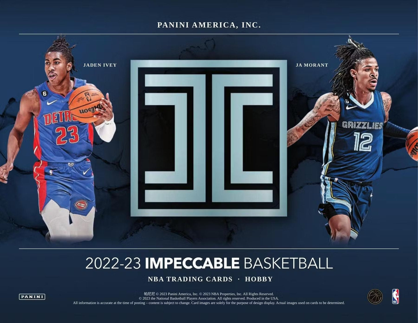2022 - 23 Panini Impeccable NBA Basketball Hobby Box - Columbia Hobby - Sports Card Boxes - Toploaders - Card Savers