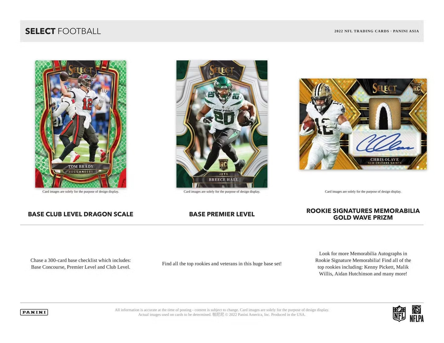 2022 Panini Select Football Asia Tmall Box - Columbia Hobby - Sports Card Boxes - Toploaders - Card Savers