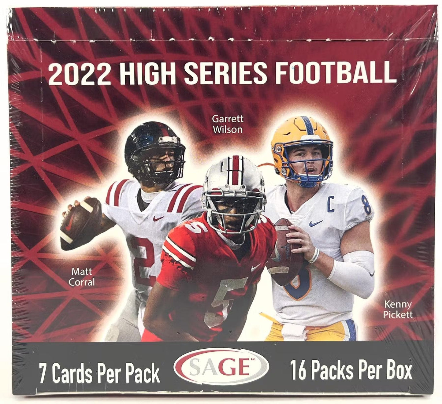 2022 Sage Hit High Series Football Hobby Box - Columbia Hobby - Sports Card Boxes - Toploaders - Card Savers
