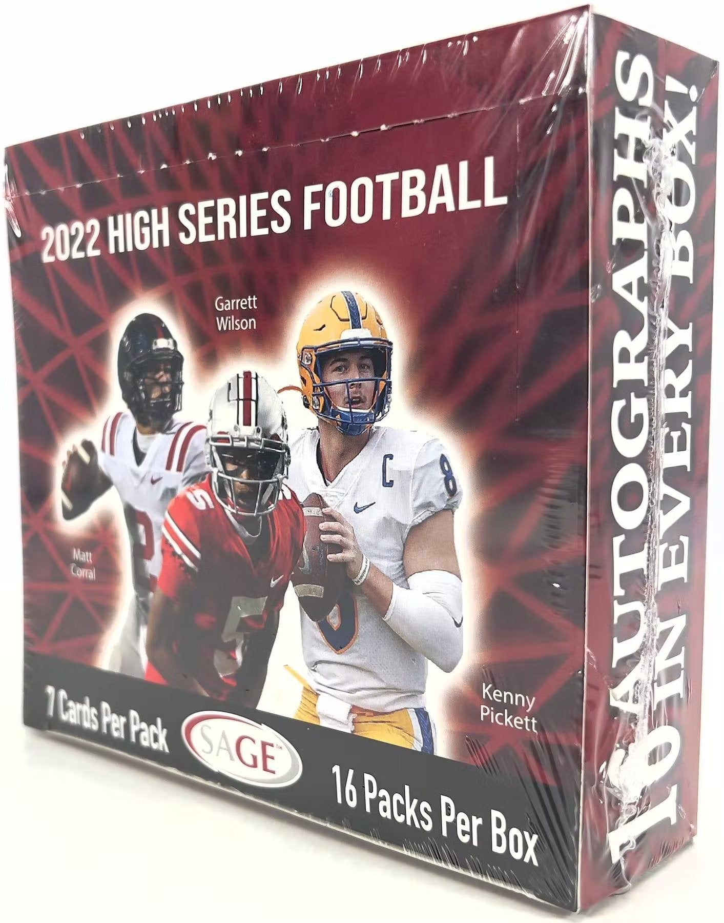 2022 Sage Hit High Series Football Hobby Box - Columbia Hobby - Sports Card Boxes - Toploaders - Card Savers