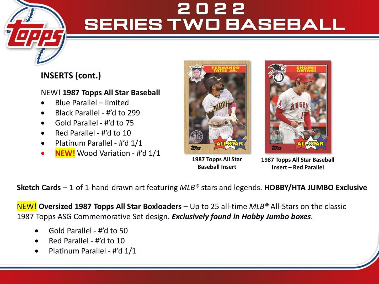 2022 Topps Series 2 Baseball Jumbo Box - Columbia Hobby - Sports Card Boxes - Toploaders - Card Savers