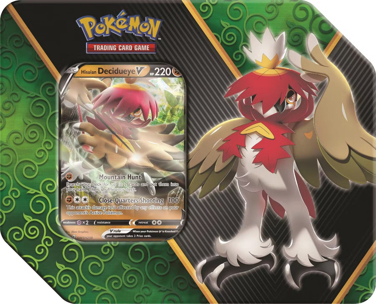 Pokemon Divergent Powers Tin - Columbia Hobby - Sports Card Boxes - Toploaders - Card Savers