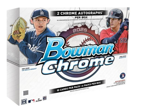 2025 Bowman Chrome Baseball – The Next Chapter in a Hobby Legacy - Columbia Hobby - Sports Card Boxes - Toploaders - Card Savers
