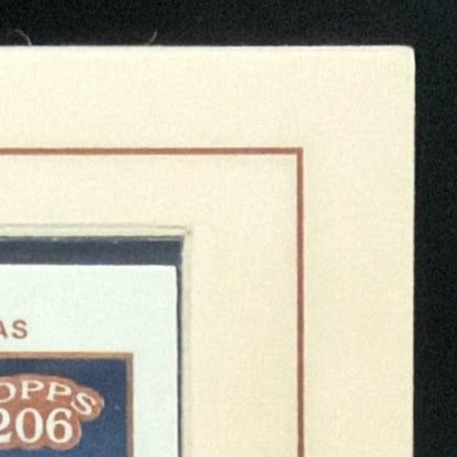 2002 Topps 206 Alex Rodriguez Bat card - front top right corner close-up