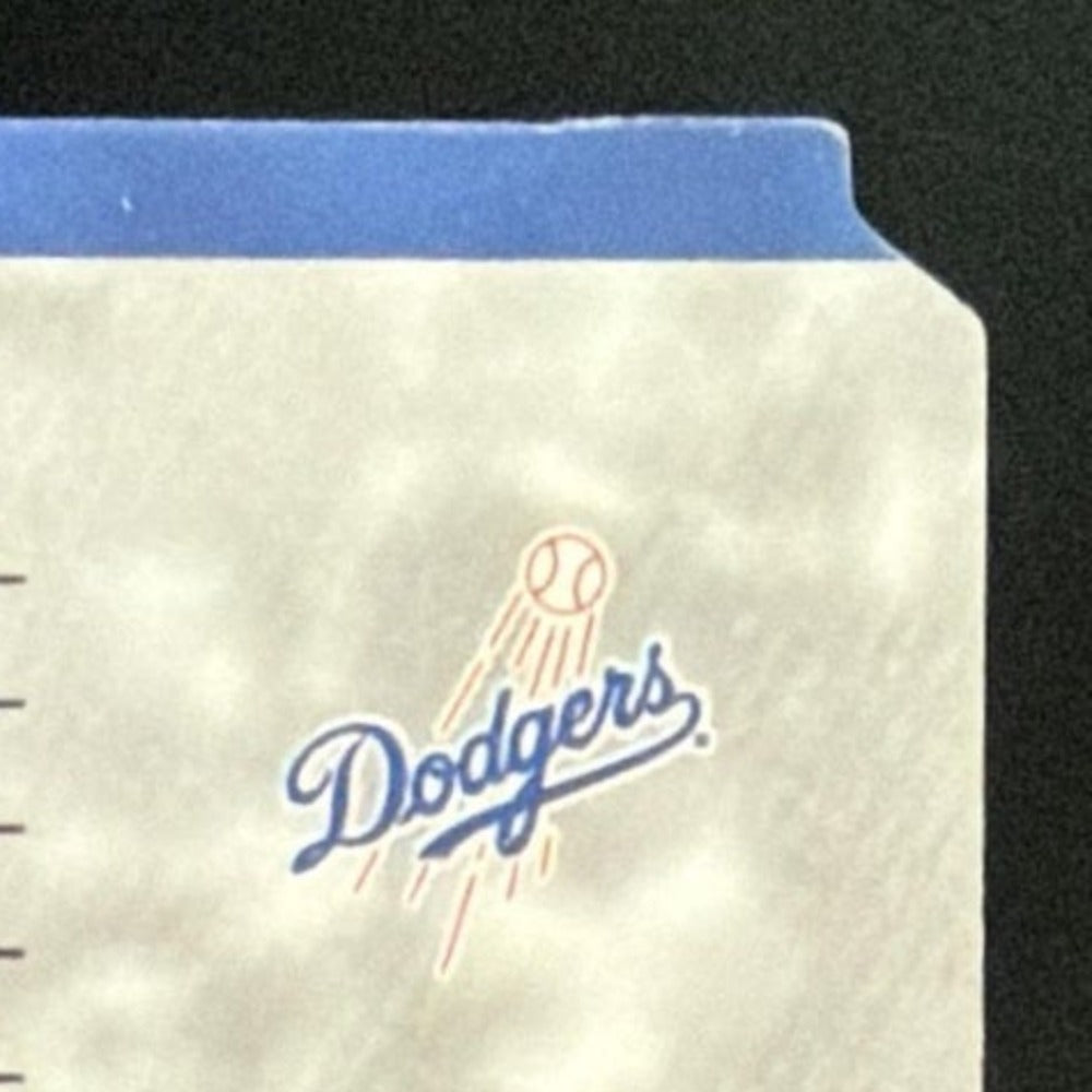 2003 Donruss Elite Aspirations Blue Die Cut Adrian Beltre /71 card - back top right corner close-up