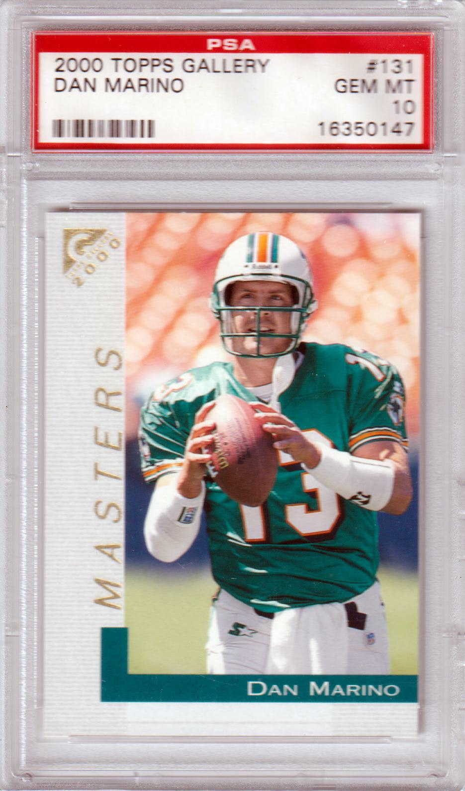 Dan Marino 2000 Topps Gallery #131 PSA 10 -