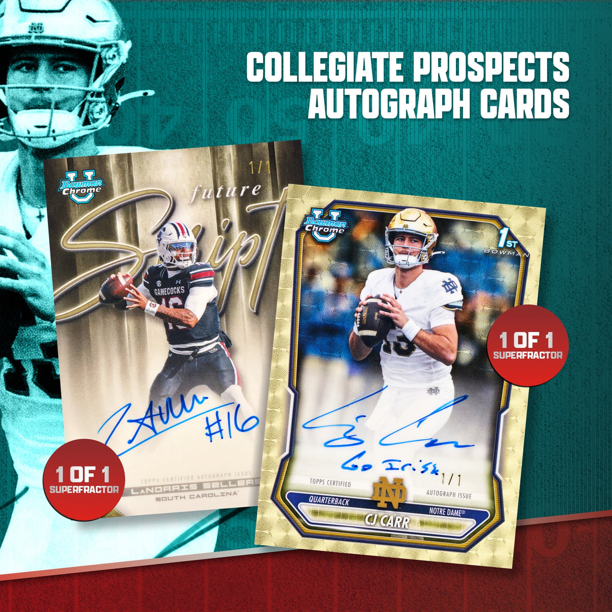 2026 Bowman Football Blaster Box | Columbia Hobby - Sports Card Boxes - Toploaders - Card Savers.