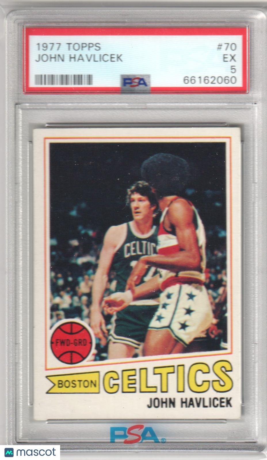 JOHN HAVLICEK 1977-78 Topps #70 PSA 5 EX - CELTICS