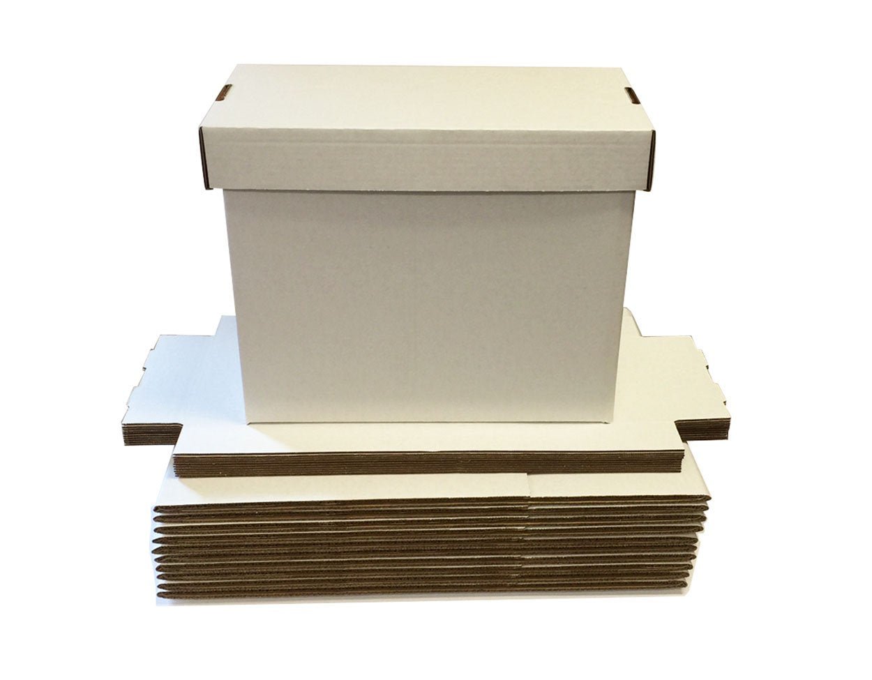 10 - Pack Bundle Short Comic Storage Boxes - Columbia Hobby - Sports Card Boxes - Toploaders - Card Savers