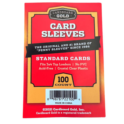 1000ct (10 packs) Soft Card Sleeves for Standard Size Trading Cards - Columbia Hobby - Sports Card Boxes - Toploaders - Card Savers