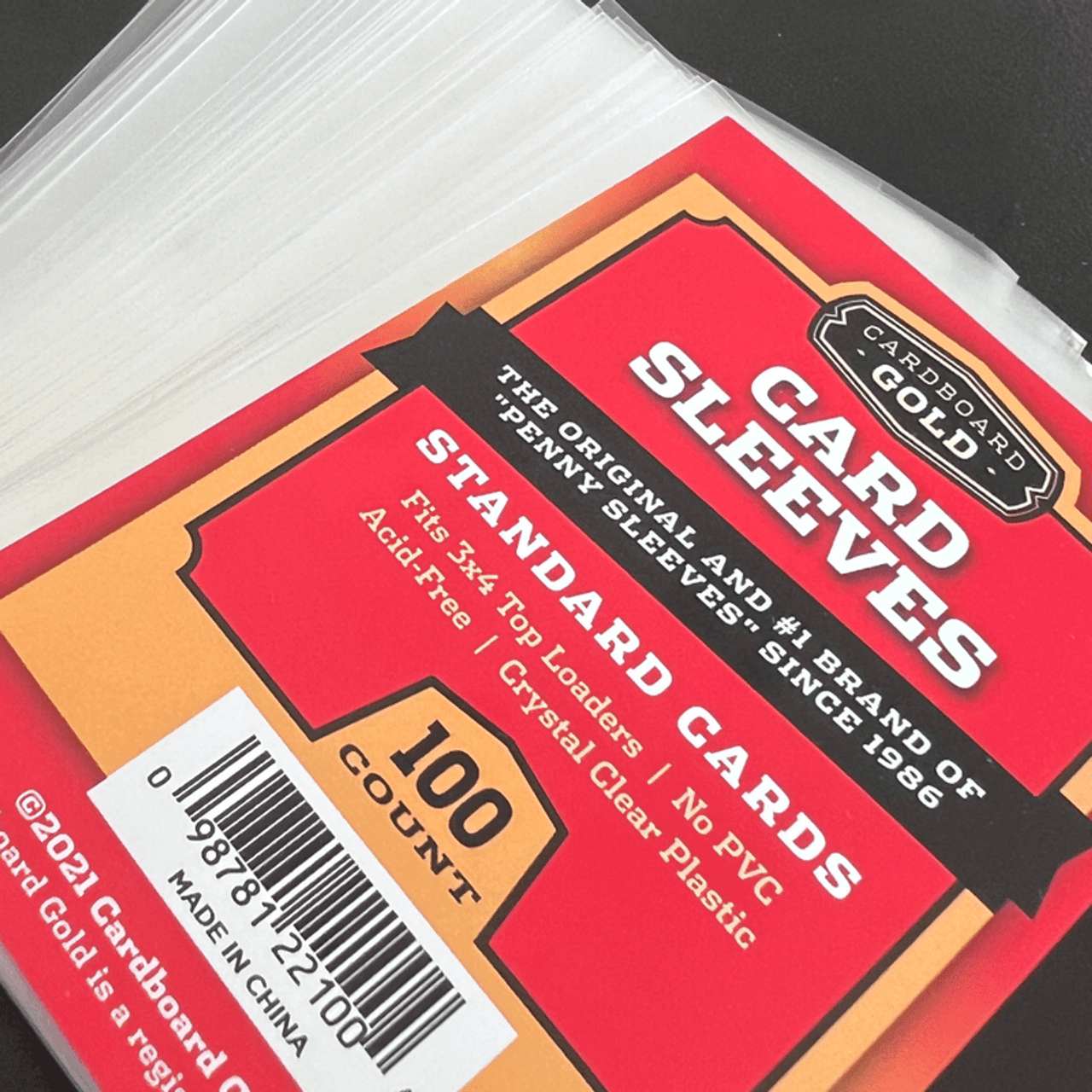1000ct (10 packs) Soft Card Sleeves for Standard Size Trading Cards - Columbia Hobby - Sports Card Boxes - Toploaders - Card Savers