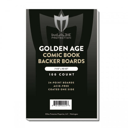1000ct Case Golden Comic Backing Boards - 7 - 1/2 x 10 - 1/2 - Columbia Hobby - Sports Card Boxes - Toploaders - Card Savers
