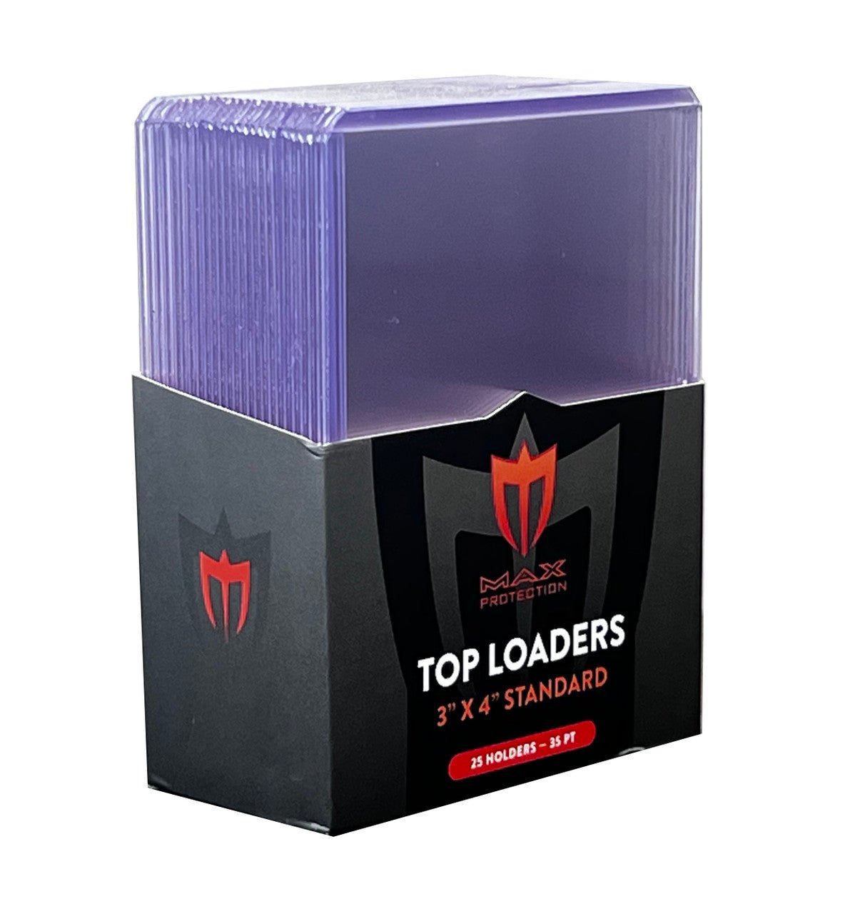 1000ct Case Ultra Max Pro 35pt Trading Card Toploaders | Crystal Clear Holders - Columbia Hobby - Sports Card Boxes - Toploaders - Card Savers