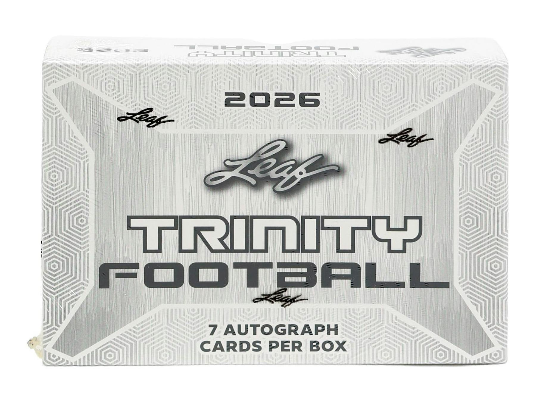 2026 Leaf Trinity Football Hobby Box
2026 Leaf Trinity Football autograph trading card
Leaf Trinity Football rookie autograph memorabilia card
2026 Leaf Trinity Football Quadzilla multi-signed autograph card