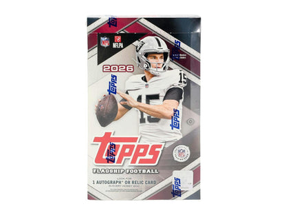 2026 Topps Football Hobby Box
2026 Topps Football Hobby exclusive Rainbow Foil parallels
2026 Topps Football rookie trading cards
2026 Topps Football autograph and memorabilia cards