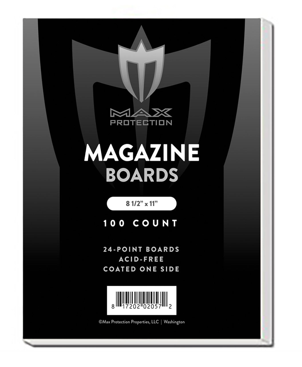 100ct Pack Magazine Backing Boards - 8 - 1/2 x11 - Columbia Hobby - Sports Card Boxes - Toploaders - Card Savers
