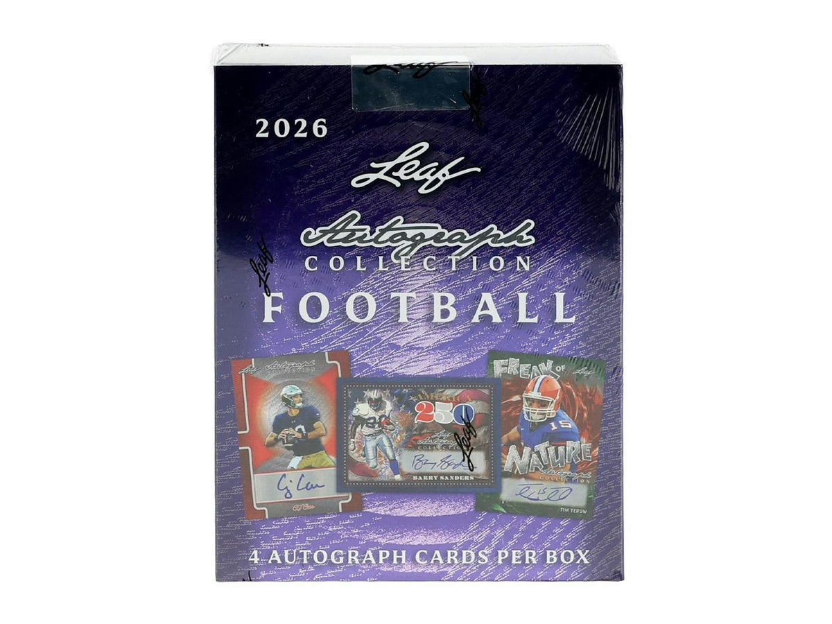 2026 Leaf Autograph Collection Football Hobby Box