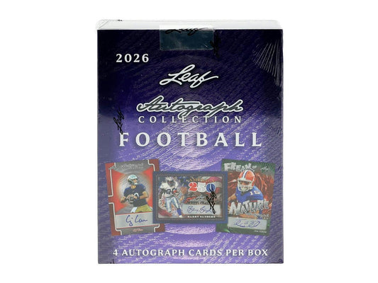 2026 Leaf Autograph Collection Football Hobby Box | Columbia Sports Cards