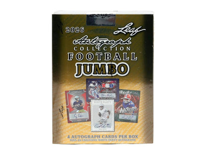 2026 Leaf Autograph Collection Football Hobby Jumbo Box
