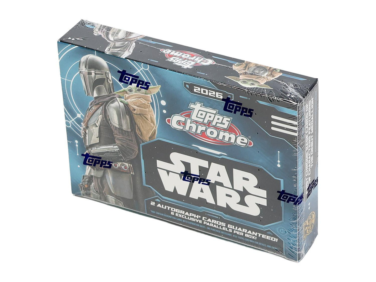 2026 Topps Star Wars Chrome Delight Box - box angled view